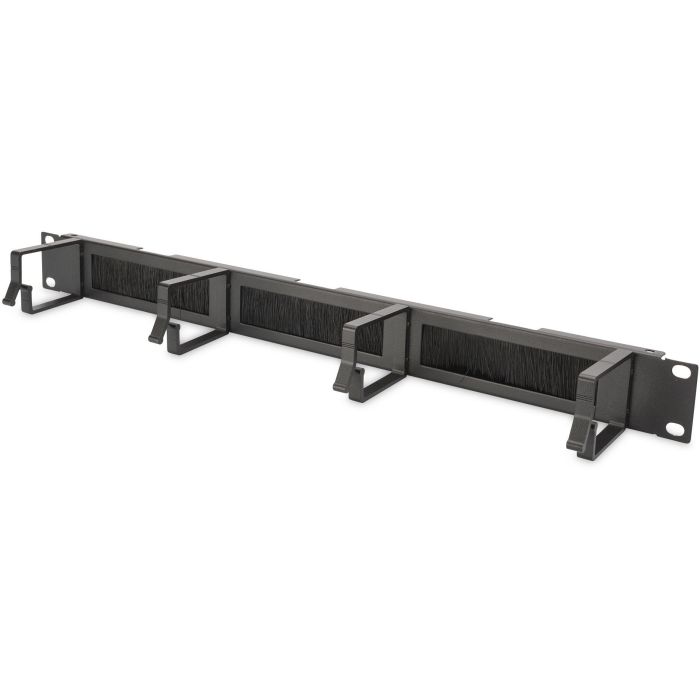 Digitus 1U cable management panel with brush entries 4x