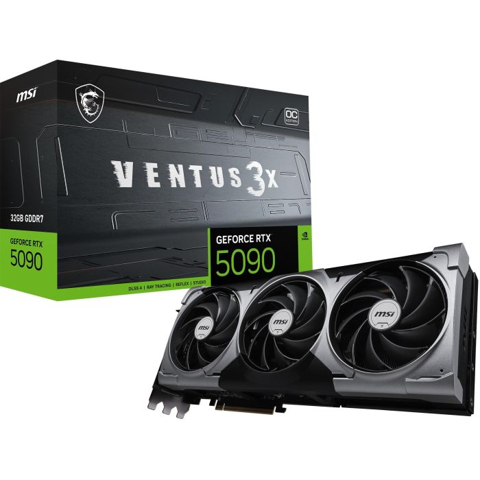 MSI MSI4711377301633 Tarjeta Gráfica VENTUS GEFORCE RTX 5090 32G 3X OC NVIDIA 32 GB GDDR7 0 MSI MSI4711377301633 Tarjeta Gráfica VENTUS GEFORCE RTX 5090 32G 3X OC NVIDIA 32 GB GDDR7 0