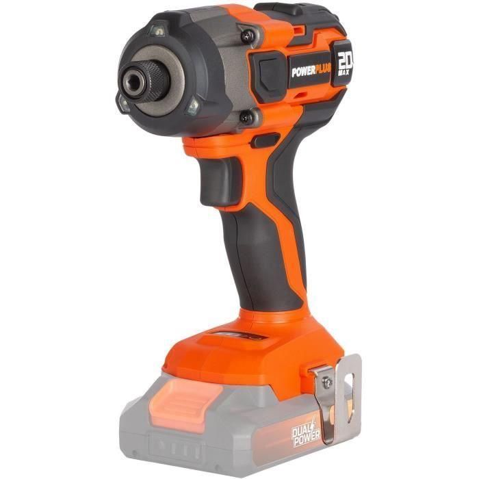 Destornillador de choque inalámbrico 20V 180 nm - Powdp20100 de potencia dual - Entregado sin batería o cargador 4 Destornillador de choque inalámbrico 20V 180 nm - Powdp20100 de potencia dual - Entregado sin batería o cargador 4