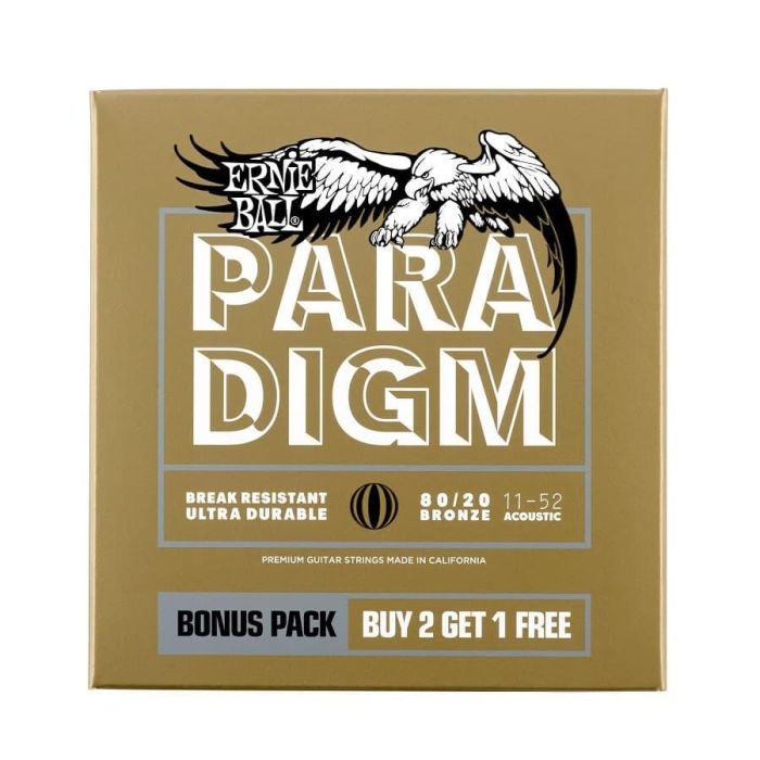 Juego Acústica Paradigm 80/20 Bronze 11-52 (Pack 2+1) 3
