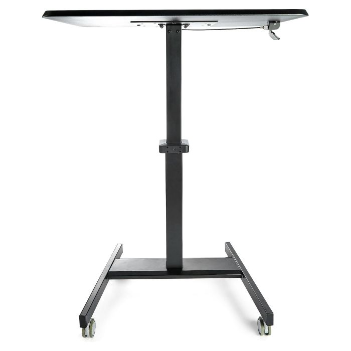 StarTech Escritorio Móvil de Pie Portátil Ajustable Ergonómico con Ruedas Negro 6