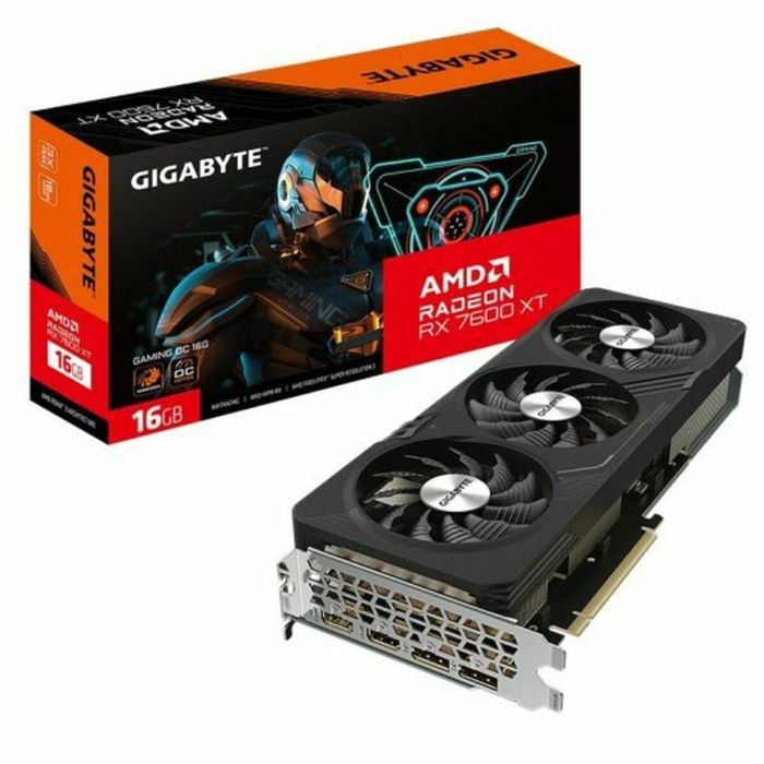 Tarjeta Gráfica Gigabyte Radeon RX 7600 XT GAMING OC 16 GB GDDR6