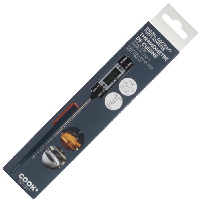 Cook Concept Termómetro Digital De Cocina -50ºC a +300ºC con Sonda Acero Inoxidable 0 Cook Concept Termómetro Digital De Cocina -50ºC a +300ºC con Sonda Acero Inoxidable 0