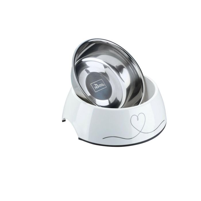 Comedero para Perro Hunter Valencia Blanco 350 ml 2