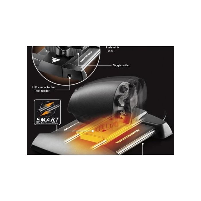 Thrustmaster T-16000M FCS Hotas Joystick para PC y MAC, Negro/Naranja, 2960778 - Palanca de mando con tecnología H.E.A.R.T, 30 botones, 9 ejes 6 Thrustmaster T-16000M FCS Hotas Joystick para PC y MAC, Negro/Naranja, 2960778 - Palanca de mando con tecnología H.E.A.R.T, 30 botones, 9 ejes 6