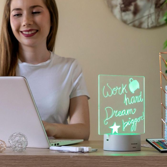 Tablero de Notas y Mensajes LED Lemo InnovaGoods 0 Tablero de Notas y Mensajes LED Lemo InnovaGoods 0