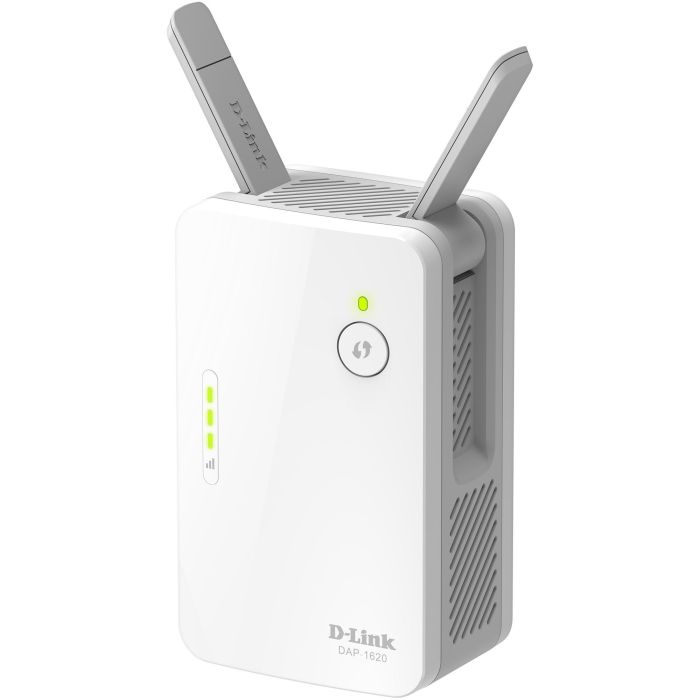 D-Link DAP-1620 Repetidor Inalámbrico WiFi AC1300 Doble Banda 1300Mbps, Extensor Mesh Plug-in con Puerto Gigabit 3