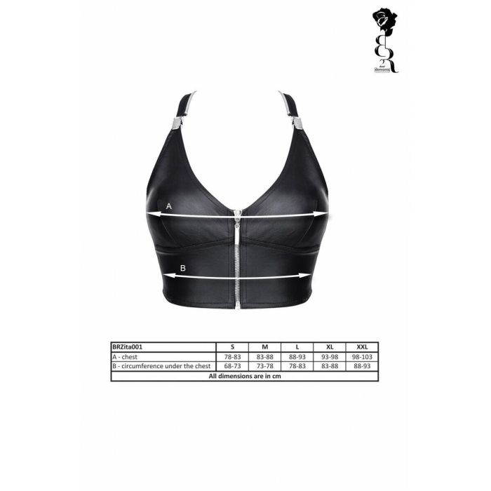 Corsé Demoniq Negro XL 7 Corsé Demoniq Negro XL 7