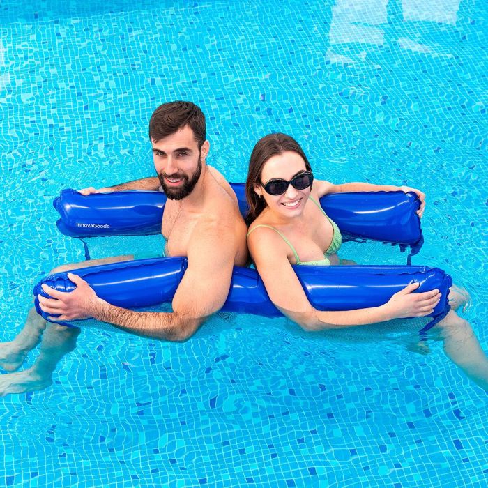 Hamaca de Agua Flotante Doble para Piscina Twolok InnovaGoods 14 Hamaca de Agua Flotante Doble para Piscina Twolok InnovaGoods 14
