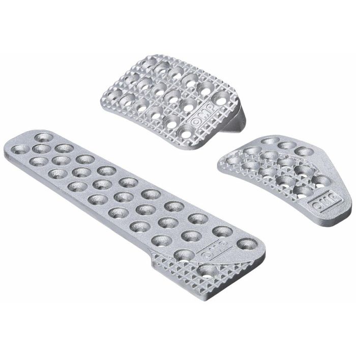 Omp Juego de 3 Pedales en Aluminio con Pedal Acelerador Largo OMPOA0-1010-003 1