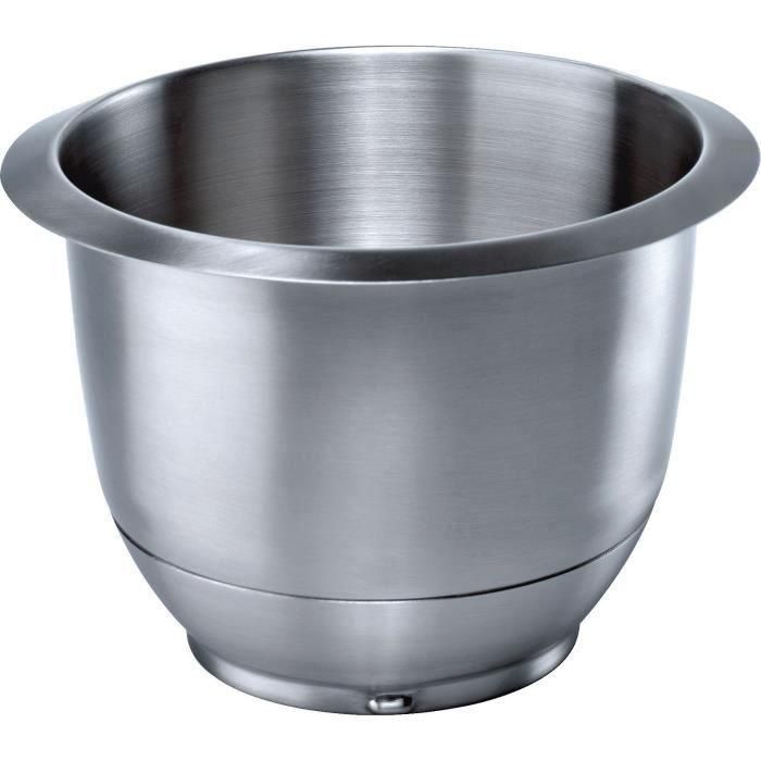 Bol de acero inoxidable - BOSCH - MUZ5ER2 - Para Robot de cocina MUM5 - 3,9 L - Hasta 0,75 kg de harina + otros ingredientes (2 kg máx.) 4 Bol de acero inoxidable - BOSCH - MUZ5ER2 - Para Robot de cocina MUM5 - 3,9 L - Hasta 0,75 kg de harina + otros ingredientes (2 kg máx.) 4