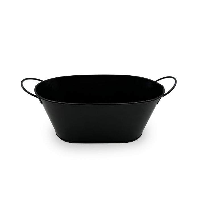 Cubo de Metal Rectangular con Asa Negra 21 cm - My Bar por Inde (18 Unidades) 1 Cubo de Metal Rectangular con Asa Negra 21 cm - My Bar por Inde (18 Unidades) 1