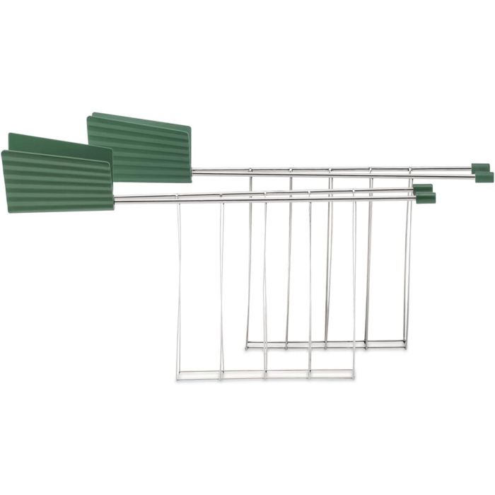 Alessi MDL08RACKGR Set 2 Pinzas para Tostador Verdes