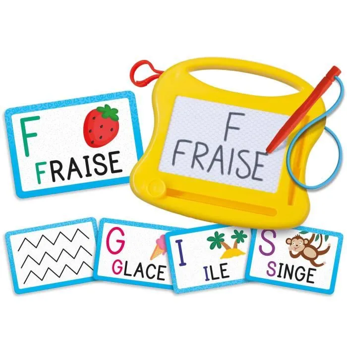 Lisciani Giochi LIS8008324110742 Mini Pizarra Mágica Carotina para el Aprendizaje del Alfabeto 1