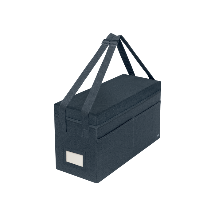 Bolsa de Trabajo para Hot Desking de Tela con Tapa, Color Gris Leitz 67230089 0 Bolsa de Trabajo para Hot Desking de Tela con Tapa, Color Gris Leitz 67230089 0