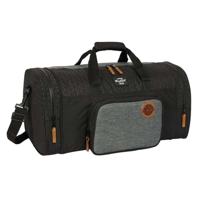 Bolsa de Deporte BlackFit8 Old school Negro Gris 55 x 26 x 27 cm