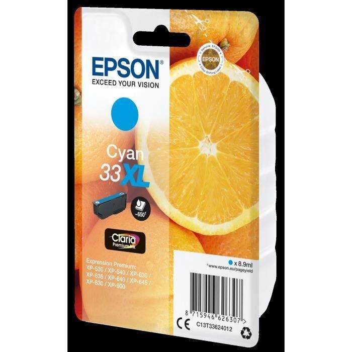 EPSON Expression Home XP-530 Cartucho Cyan 33XL 1 EPSON Expression Home XP-530 Cartucho Cyan 33XL 1