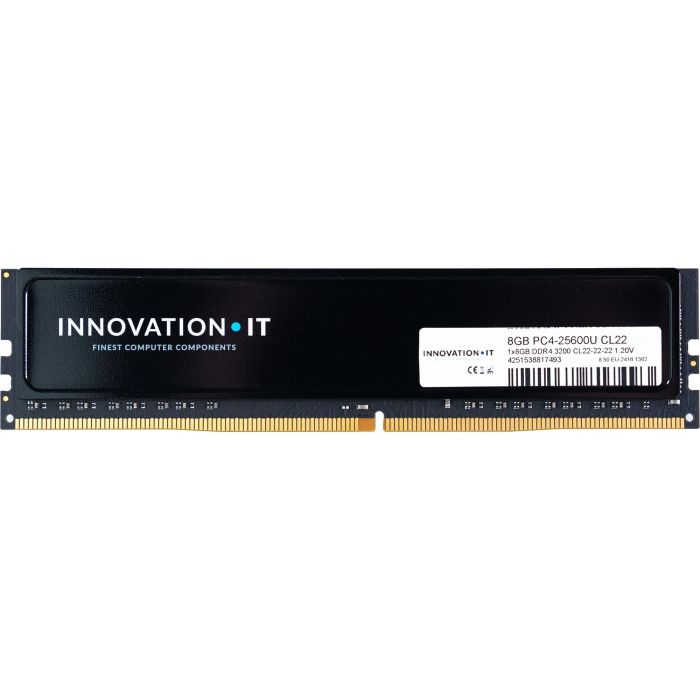 3200 8GB Innovation IT CL22 1.2V with Heatspreader (CL22-22-22) 0 3200 8GB Innovation IT CL22 1.2V with Heatspreader (CL22-22-22) 0