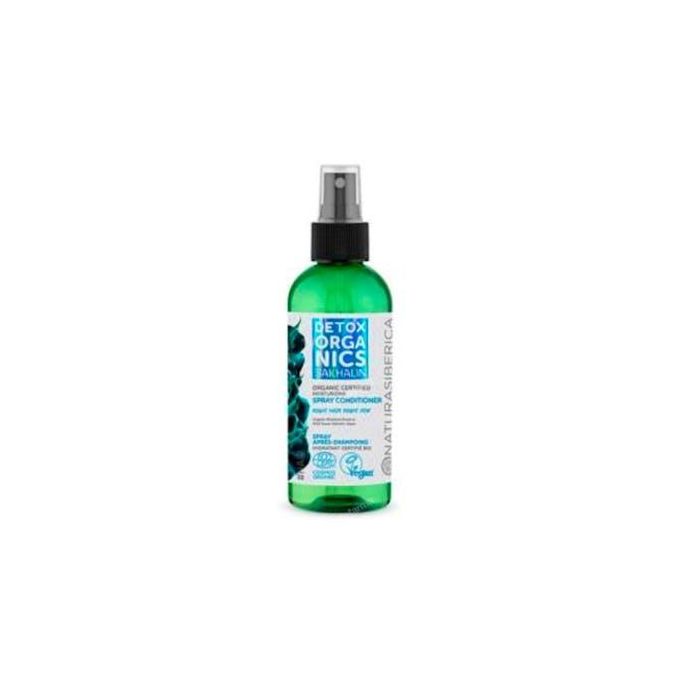 NATURA SIBERICA Acondicionador Hidratante Spray Detox 170ml Eco Vegano con Rhodiola y Algas para Cabello Suave y Brillante