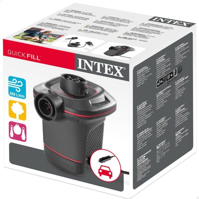 Bomba de Aire Eléctrica Intex Quick FIll 12 V (6 Unidades) 1 Bomba de Aire Eléctrica Intex Quick FIll 12 V (6 Unidades) 1