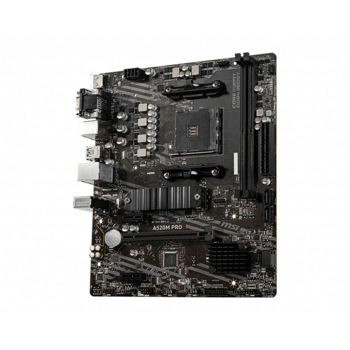 MSI A520M PRO Placa Base micro ATX para AMD Zócalo AM4 Ryzen 3000 con Chipset A520, DDR4, M.2 y Gigabit Ethernet 15