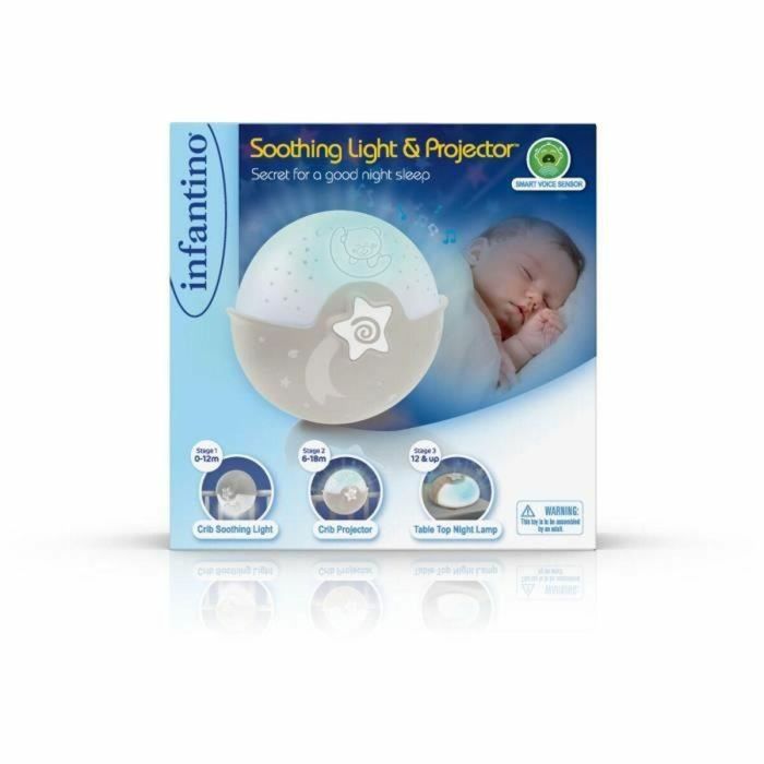 Infantino INF0773554049091 Lámpara Proyector con Luz Relajante, Color Gris 15 Infantino INF0773554049091 Lámpara Proyector con Luz Relajante, Color Gris 15