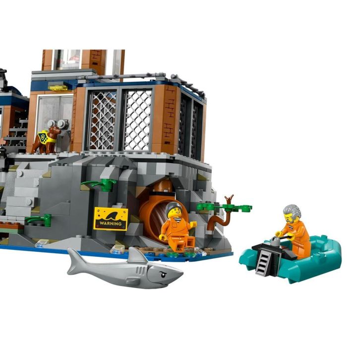 LEGO 60419 City Prisión de Policía de Aguas Profundas, Juguete con Helicóptero y Barco, 7 Minifiguras y Figura de Perro 4 LEGO 60419 City Prisión de Policía de Aguas Profundas, Juguete con Helicóptero y Barco, 7 Minifiguras y Figura de Perro 4