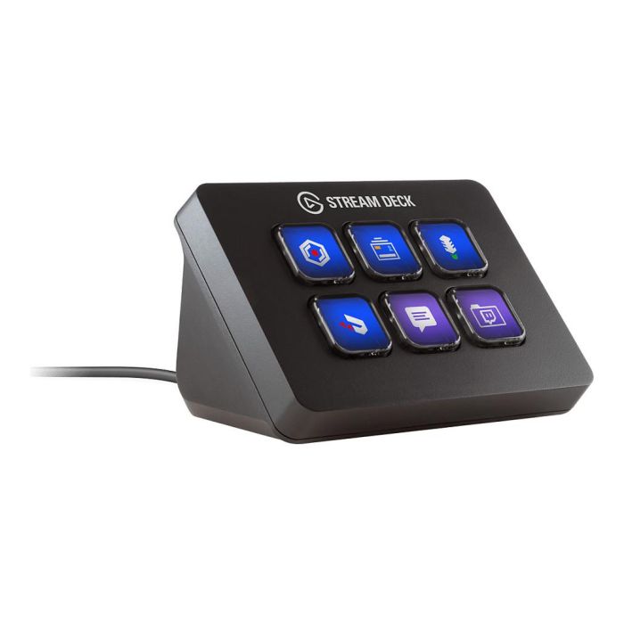 Elgato Stream Deck Mini Teclado con 6 Teclas de Acceso Directo, USB, Negro, Alámbrico, Compatible con Windows y Mac 1