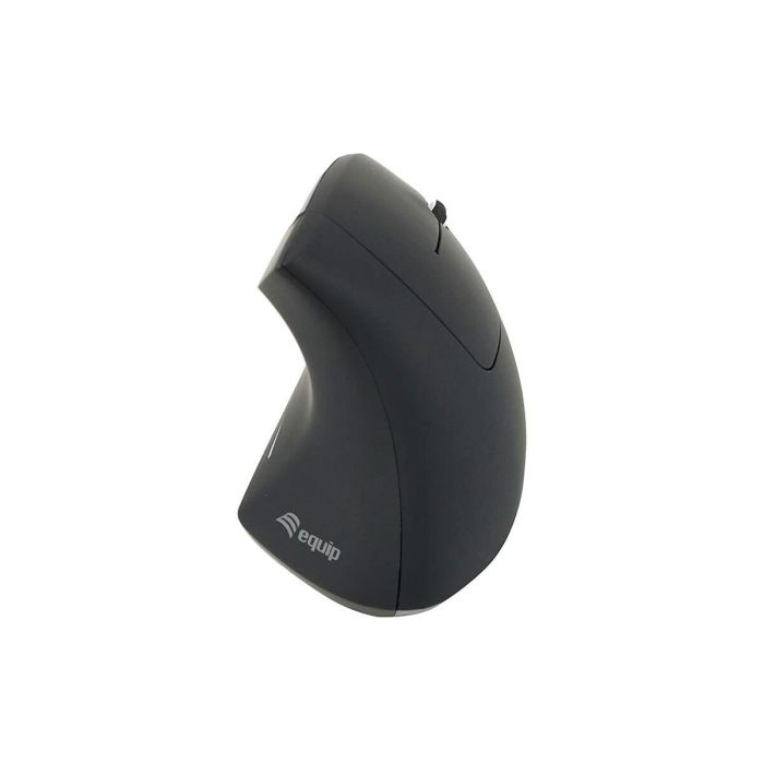 Equip Ratón Ergonómico Vertical Inalámbrico 245110 Óptico 2.4G Negro 2