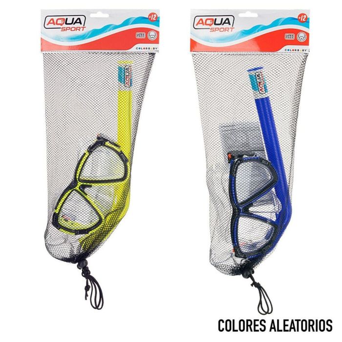 Gafas de Buceo con Tubo Colorbaby Aqua Sport Adultos (6 Unidades) 1 Gafas de Buceo con Tubo Colorbaby Aqua Sport Adultos (6 Unidades) 1