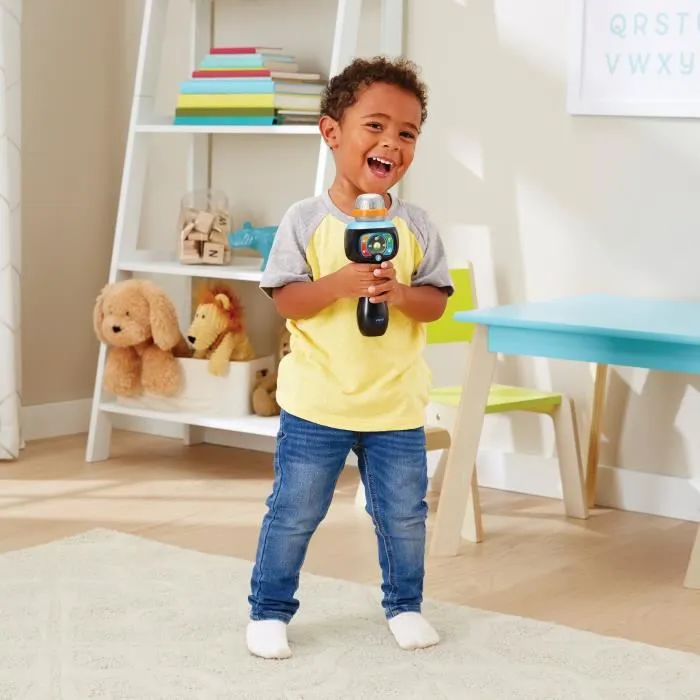VTECH Super Micro Magia'Fun Micrófono Infantil con Bluetooth y Efectos de Voz para Niños de 2 a 5 Años 1