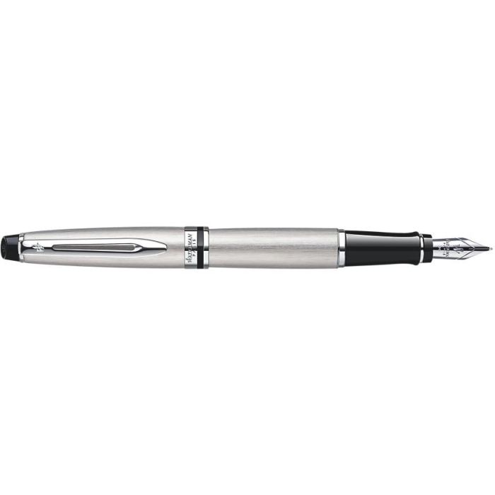 Waterman Pluma Estilográfica Expert Metallic M Azul en Caja de Regalo