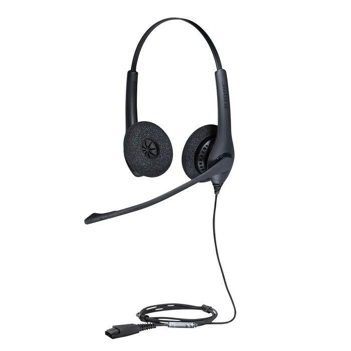 Jabra BIZ 1500 Auricular Profesional Cableado, Micrófono Cancelación Ruido, Voz HD, Confort Diario, Brazo Articulado 270°, Call Center