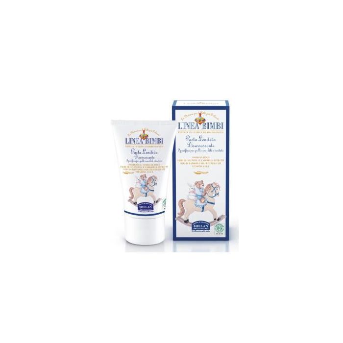Linea Bimbi Pasta Calmante Antienrojecimiento 50ml para Irritaciones y Pliegues de la Piel con Pantenol y Óxido de Zinc