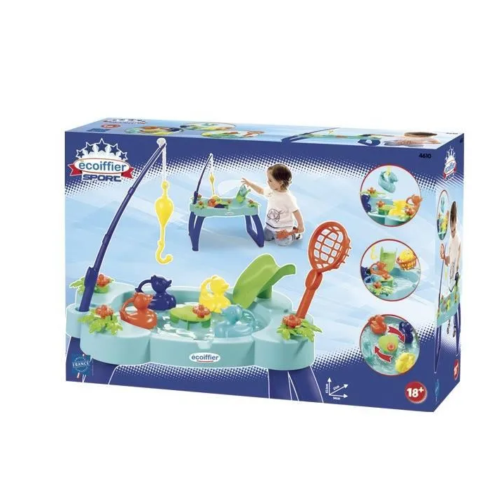 Ecoiffier Mesa de Pesca con Patos y Accesorios para Niños a Partir de 18 Meses Juego de Agua Fabricado en Francia 4