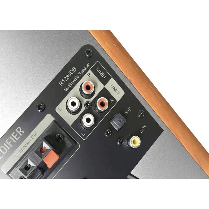 Edifier R1280DB Altavoces Estéreo 2.0 Inalámbricos Bluetooth 42W de Potencia Color Madera 1