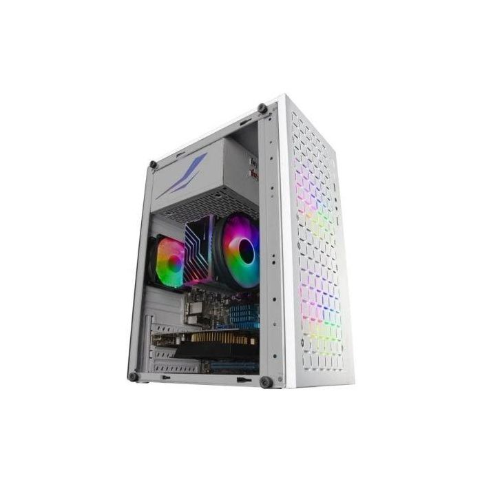 Mars Gaming MCCore Matx Minitorre Compacta RGB con Ventana, Compatible con Placas MicroATX y Mini-ITX 1