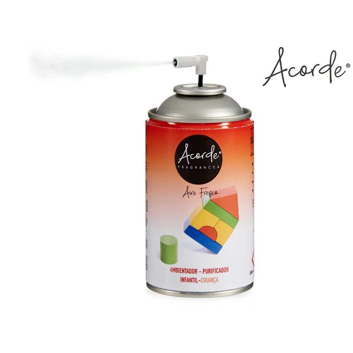 Ambientador Aerosol Infantil Acorde 250 ml - Estampado, 6.5x14.5x6.5 cm (6 Unidades) 4 Ambientador Aerosol Infantil Acorde 250 ml - Estampado, 6.5x14.5x6.5 cm (6 Unidades) 4