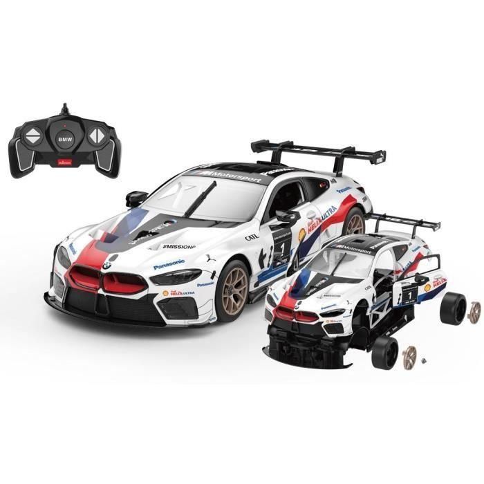 Coche Teledirigido - TURBO CHALLENGE - BMW M8 GTE - Blanco - 1/18 - Fácil montaje 3 Coche Teledirigido - TURBO CHALLENGE - BMW M8 GTE - Blanco - 1/18 - Fácil montaje 3