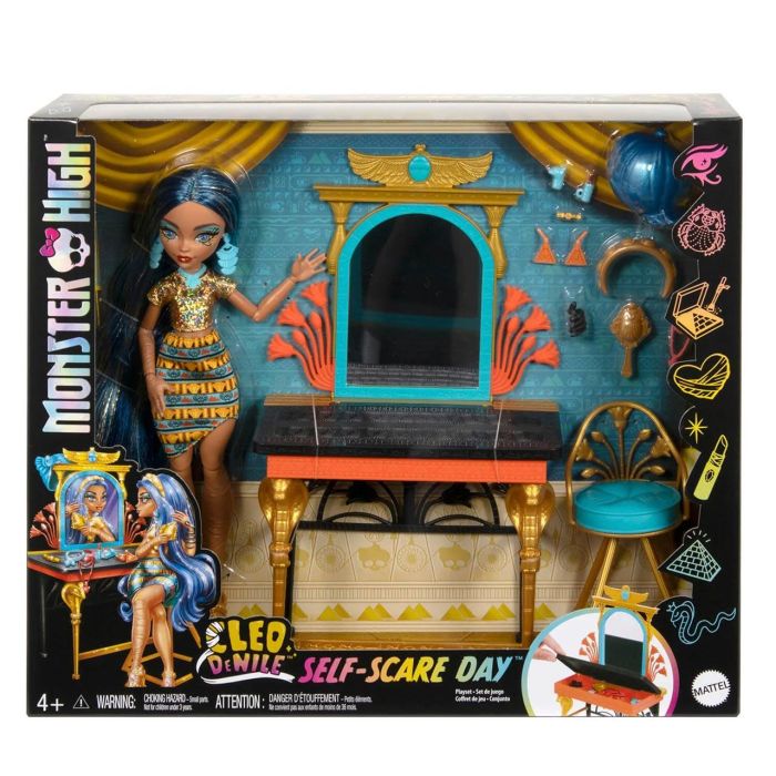 Muñeca Monster High Cleo De Nile Y Tocador Hxh96 Mattel 1