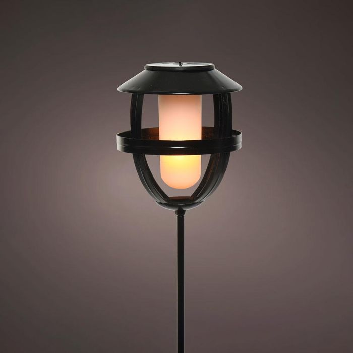 Lumineo Antorcha Solar Metálica Efecto Llama 898216, Panel Solar, Hierro, 63cm Lumineo Antorcha Solar Metálica Efecto Llama 898216, Panel Solar, Hierro, 63cm