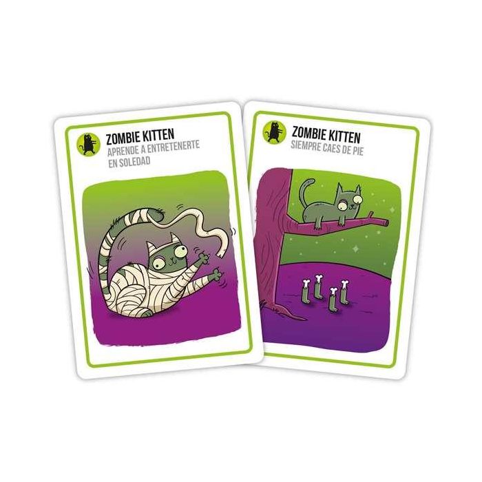 Exploding Kittens Zombie Kittens | Juego de Cartas, Edición Independiente y Compatible | Español, 2-5 Jugadores, +7 años, 15 min 6 Exploding Kittens Zombie Kittens | Juego de Cartas, Edición Independiente y Compatible | Español, 2-5 Jugadores, +7 años, 15 min 6