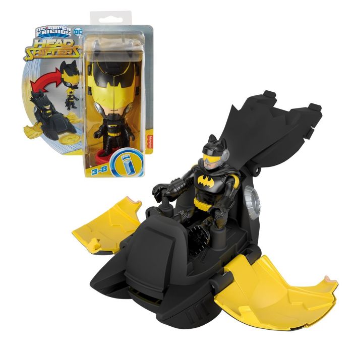 Imaginext HGX78 DC Super Friends Vehiculo Head Shifters Figura Batman Mattel 3 Imaginext HGX78 DC Super Friends Vehiculo Head Shifters Figura Batman Mattel 3