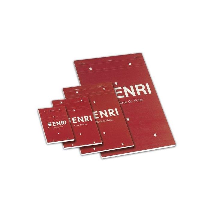 Bloc De Notas Enri Tapa A4 80H Cd.4 5 unidades