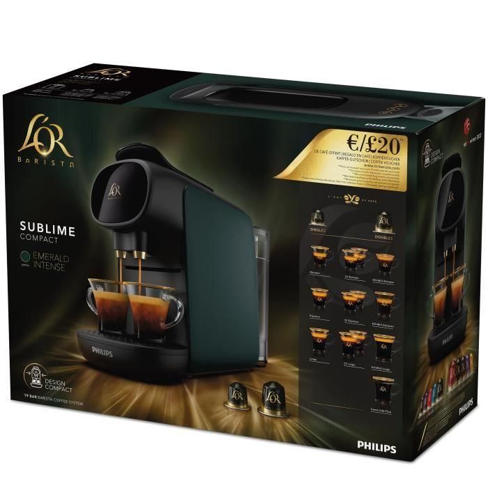 Cafetera espresso doble PHILIPS L'Or Barista LM9012/40 - Esmeralda Intenso 4 Cafetera espresso doble PHILIPS L'Or Barista LM9012/40 - Esmeralda Intenso 4