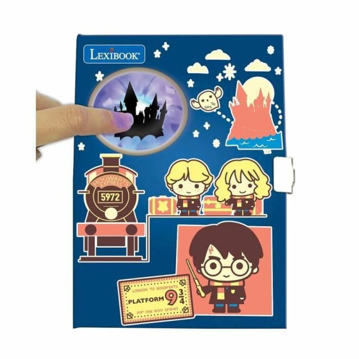 LEXIBOOK Diario Secreto Electrónico Harry Potter con Luz, Candado y Llave, Bolígrafo y Pegatinas 3 LEXIBOOK Diario Secreto Electrónico Harry Potter con Luz, Candado y Llave, Bolígrafo y Pegatinas 3