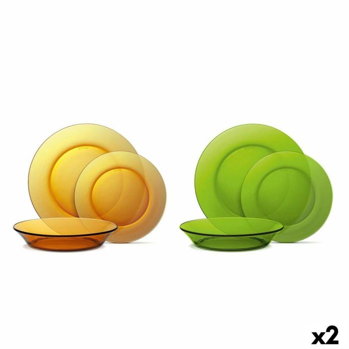 Set de Vajilla Duralex 12 Piezas (2 Unidades) Set de Vajilla Duralex 12 Piezas (2 Unidades)