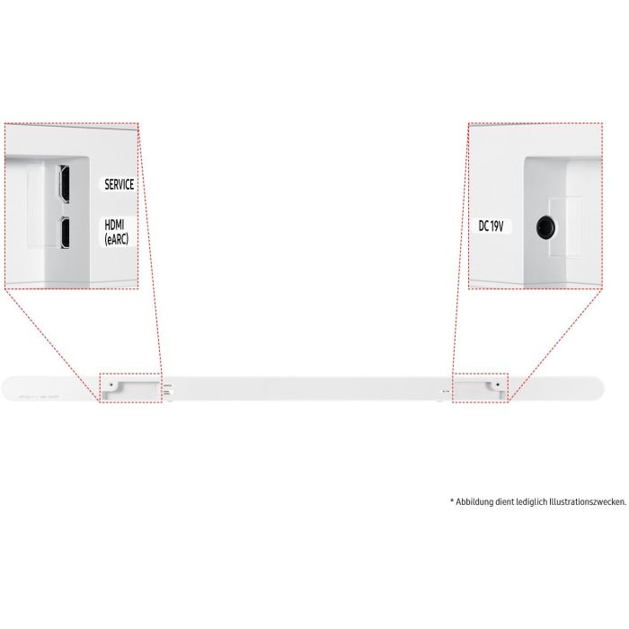 Samsung HW-S711GD Soundbar Ultra Slim Blanco 3.1 Canales 250W con Subwoofer Inalámbrico, Wi-Fi, Bluetooth, Dolby Atmos, Chromecast 8