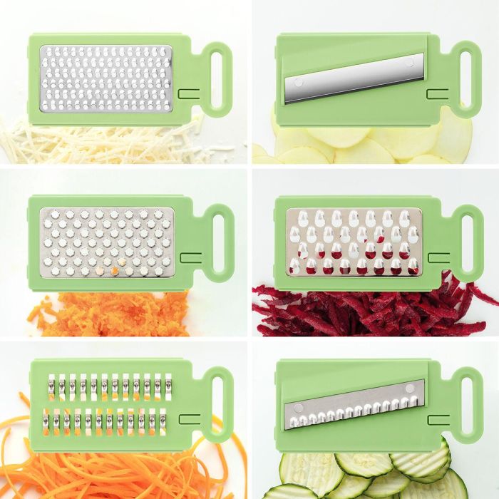 Mandolina-Rallador Plegable 6 en 1 Choppie InnovaGoods 5 Mandolina-Rallador Plegable 6 en 1 Choppie InnovaGoods 5