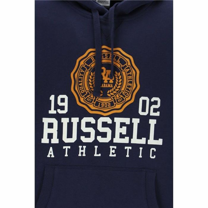 Sudadera con Capucha Hombre Russell Athletic Ath 1902 Azul marino 1 Sudadera con Capucha Hombre Russell Athletic Ath 1902 Azul marino 1